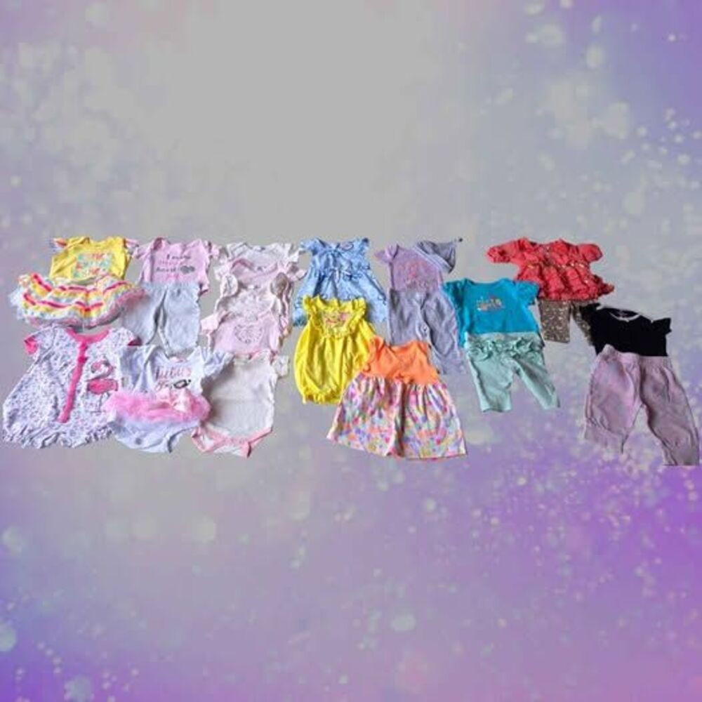 Girl's 0-3 Month Summer Clothing Lot
